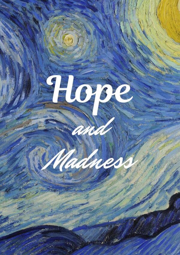 Temporary cover art with title Hope and Madness